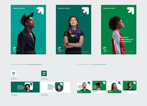 Free your mind. University of Lodz. on Behance Employer Branding Design, Employer Branding Campaign, Social Media Campaign Design, Creative Concept, Employer Branding, Free Your Mind, 카드 디자인, Brand Campaign, Event Branding