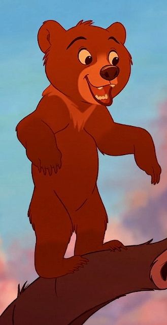 Koda from brother bear.  I love this name Koda Brother Bear, Wall Paper Iphone, Paper Iphone, Disney Challenge, Disney Zootopia, Brother Bear, Disney Collage, Favorite Animal, Pinturas Disney