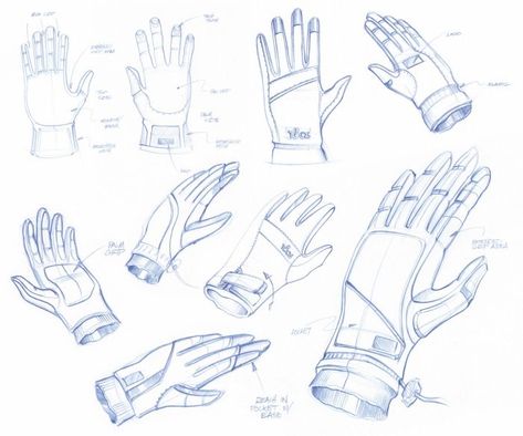 by Corey Harris Product Sketch, Croquis, Glove Sketch Design, Glove Design Drawing, Gloves Sketch, Gloves Drawing, Glove Design, Designer Gloves, Smart Gloves