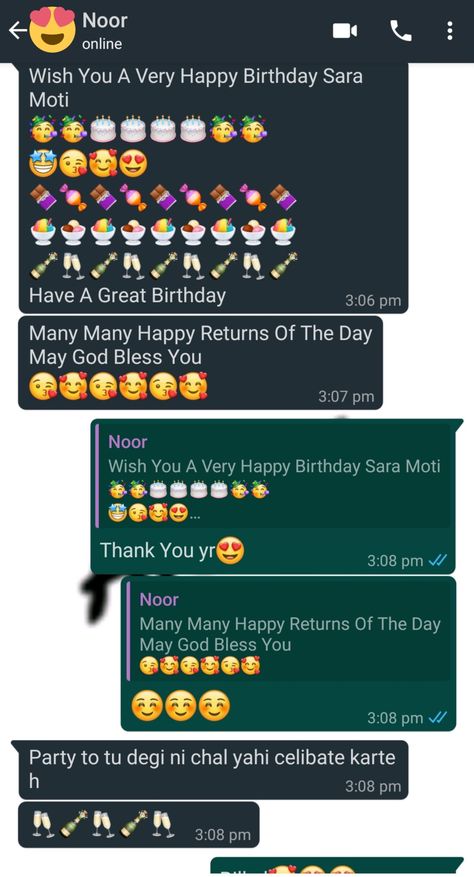 🅱🅵🅵♥️ Whatsapp Birthday Wishes Chat For Friend, Happy Birthday Whatsapp Chat, Birthday Wishes Chat, Birthday Wishes Whatsapp Chat, Happy Birthday Wishes Whatsapp Chat, Bday Message, Anniversary Wishes For Sister, Fake Gifts, Thank You For Birthday Wishes