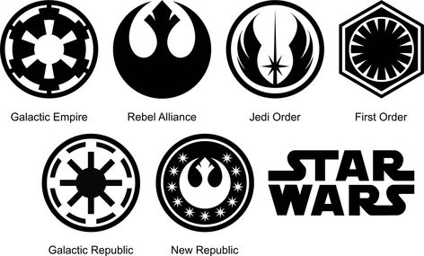Star Wars Logos Symbols, Republic Symbol, Star Wars Symbols, Star Wars Classroom, Vector Star, Stencil Outline, Star Wars Character, Character Logo, James D'arcy
