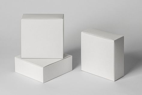 Psd Square Boxes Packaging Mockup 2 | Psd Mock Up Templates | Pixeden Mock Up Templates Free, Packaging Mockup Free Psd, Branding Mockup Free, Square Box Template, Square Box Design, Square Box Packaging, Packaging Design Mockup, Mockup Packaging Box, Packaging Mockup Free
