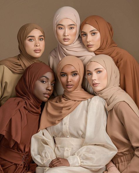 Nude Hijab Shades, Hijabi Model Photoshoot, Hijab Fashion Photography, Fashion Brand Photography, Hijab Shoot Ideas, Hijab Fashion Photoshoot, Photoshoot Hijab Ideas, Modest Photoshoot Ideas, Hijab Branding