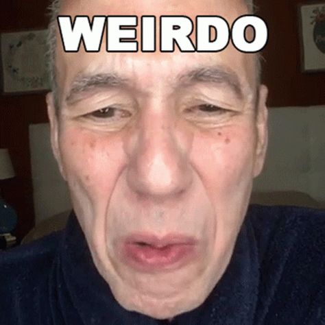 Weirdo Gilbert Gottfried GIF - Weirdo Gilbert Gottfried Cameo - Discover & Share GIFs Comedians, Gilbert Gottfried, Weird Gif, Relationship Advice Quotes, Advice Quotes, Relationship Advice, Favorite Celebrities, Animated Gif, Cool Gifs