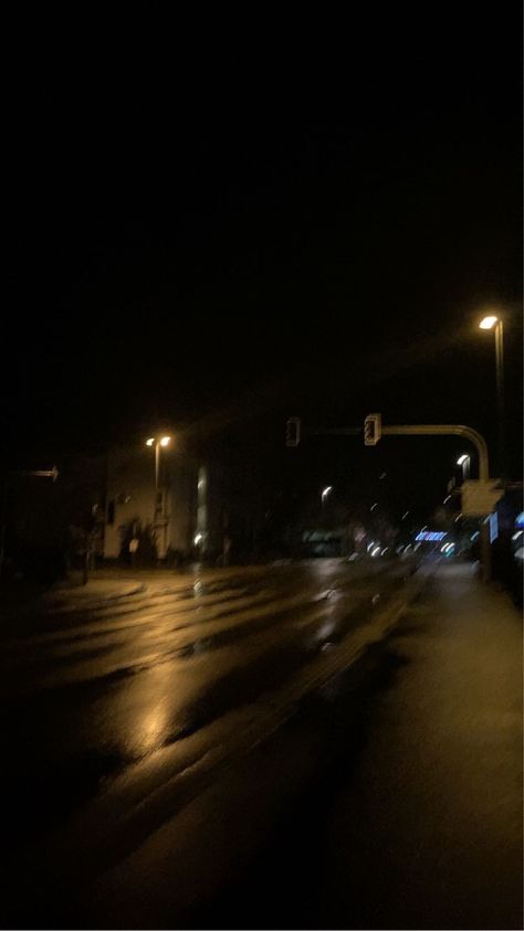 a citystreet with lights and no cars Nonchalant Aesthetic Pfp, Dark Dramatic Aesthetic, High Places Aesthetic, Quite Photos Aesthetic Dark, City Liminal Space, Dark Streets Night, Street Asthetic Pic, Dark Beautiful Places, Random Night Snaps