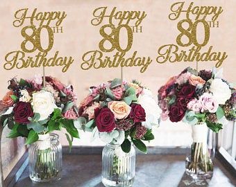 21st Birthday Centerpieces, 90th Birthday Centerpiece, 60th Birthday Centerpieces, 40th Birthday Centerpieces, 90th Birthday Party Decorations, Gold Party Decor, 80th Birthday Party Decorations, 50th Birthday Centerpieces, 90th Birthday Decorations