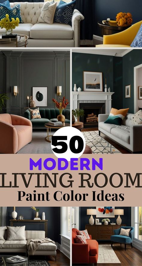 2024 Living Room Paint Color Ideas: Refresh Your Space With The Latest Trends Modern Color For Living Room Walls, Dark Living Rooms Cozy Accent Wall, Pretty Living Room Colors, Living Area Paint Ideas, Timeless Living Room Paint Colors, Family Room Paint Colors 2024, House Wall Painting Ideas Color Schemes, Snug Ideas Family Rooms, Couch Color Ideas Colour Schemes