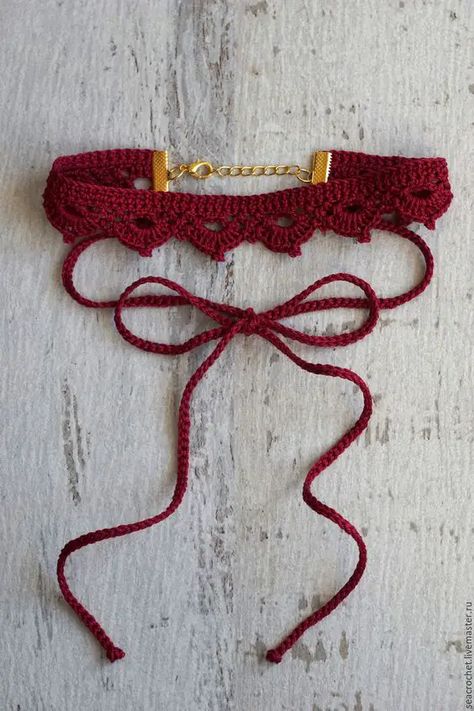 Crochet Chocker, Choker Patterns, Crochet Store, Crochet Necklace Pattern, Quick Crochet Patterns, Crochet Jewelry Patterns, Crochet Cord, Crochet Earrings Pattern, Crochet Motif Patterns