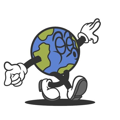 Logos, Cartoon World Globe, World Illustration Globe, Globe Graphic Design, Earth Logo Design, Earth Graphic Design, Earth Art Drawing, Cartoon Globe, World Graphic Design