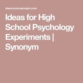 Social Experiment Ideas, Intj Mind, High School Psychology, Intro To Psychology, Psychology Experiments, Teaching Psychology, Ap Psych, History Of Psychology, Ap Psychology