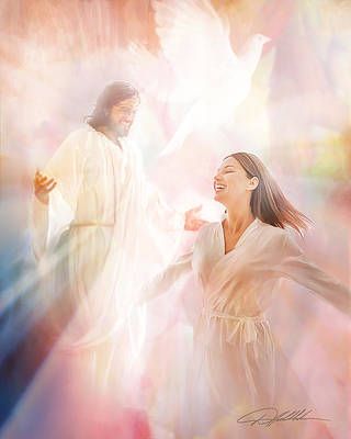 Dancing With Jesus, Gods Princess, Jesus Christ Painting, Jesus Artwork, Pictures Of Christ, Beautiful Angels Pictures, Jesus Christ Art, Prophetic Art, Ayat Alkitab