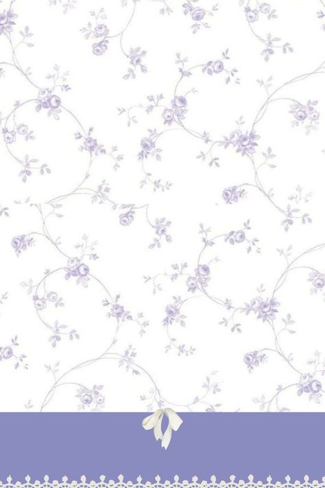 Lavender Coquette Wallpaper, Purple Aesthetic Coquette, Purple Floral Wallpaper Bedroom, Coquette Purple Aesthetic, Coquette Purple Wallpaper, Purple Coquette Wallpaper, Purple Coquette Aesthetic, Aesthetic Lavender Wallpaper, Lilac Pfp