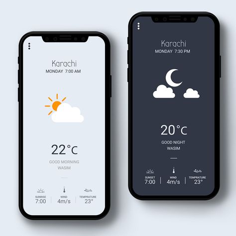 weather karachi rain Sunny Interaction design Human Experience Design uiux weather report Android App Design, Weather Ui, Calming Design, Weather Widget, Weather Design, Ui Ux 디자인, Ux App Design, Ui Ux App, Mobile Application Design