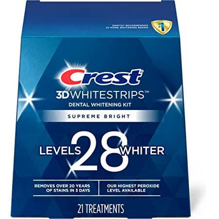 Amazon.com: Crest 3D Whitestrips, Professional Effects, Teeth Whitening Strip Kit, 44 Strips (22 Count Pack) : Health & Household Crest White Strips, Crest 3d White, Teeth Whitening Strips, Tooth Sensitivity, Stained Teeth, Whitening Kit, Whitening Toothpaste, Teeth Whitening Kit, Sensitive Teeth