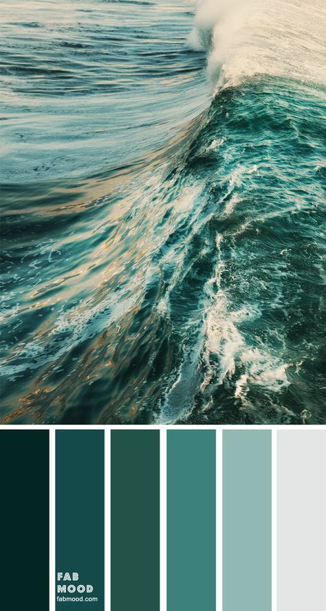 deep green color palette, color scheme, color ideas, emerald green, #summercolor #colorpalette deep green ocean color combos, emerald color palette #colors Blue Green Natural Color Palette, Ocean Waves Color Palette, Color Pallet With Emerald Green, Green Ocean Color Palette, Blues Greens Colour Palettes, Deep Green Colour Palette, Ocean Palette Colour Schemes, Sea Blue And Green Color Palette, Ocean Theme Color Palette