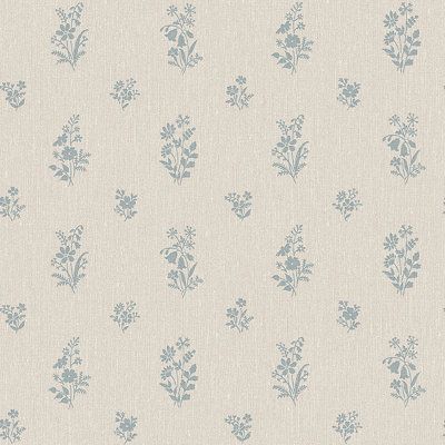 A dreamy hand-painted design, this wallpaper derives its delicate wildflower sprigs from 18th-century French textiles. This versatile small-scale floral wallpaper is cozy, classic, and the very essence of Scandinavian charm. Designed by Boråstapeter and distributed exclusively by Schumacher in the US and Canada. Color: Blue Schumacher Boråstapeter Petit Fleurs 33' L x 21" W Wallpaper Double Roll - Wallpaper in Blue | Size 21.0 W in | Perigold French Textiles, Wallpaper In Blue, Blue Floral Wallpaper, Scandinavian Wallpaper, W Wallpaper, Inspire Me Home Decor, Wallpaper Rolls, Home Building Design, Accent Wallpaper