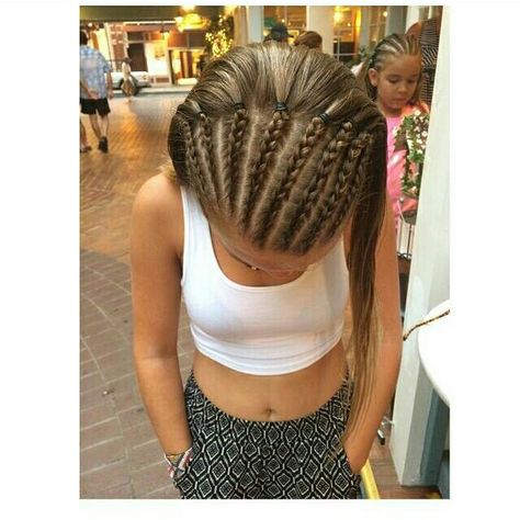 Half Head Braided Hairstyles, White Girl Cornrows Half Head, Half Head Cornrows Braids, Cornrows Half Head, Half Cornrow Hairstyles, Half Braided Hairstyles Cornrows, Half Hair Braids, Braids Half Head, Cornrows Half Up Half Down