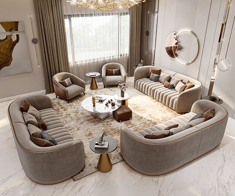 Drawing Room Sofa Design Latest Modern, Sala Set Design Sofas, Sofa For Drawing Room Interior Design, Seating Room Decor Interior Design, 7 Seater Sofa Design Living Rooms, Lobby Sofa Design Modern, Modern Sitting Room Ideas, Sitting Room Decorating Ideas, Sofas Ideas Living Room Luxury