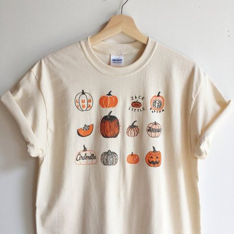 Pumpkin T-Shirt Halloween Shirt Screen print shirt Foodie