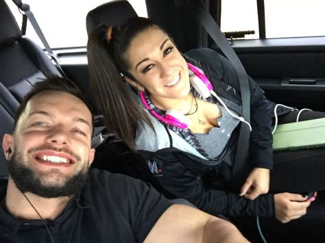 Finn Balor & Bayley Finn Balor And Bayley, Pamela Rose Martinez, Ship Sails, Carmella Wwe, Wwe Men, Wwe Funny, Hug Life, Balor Club, Iron Woman