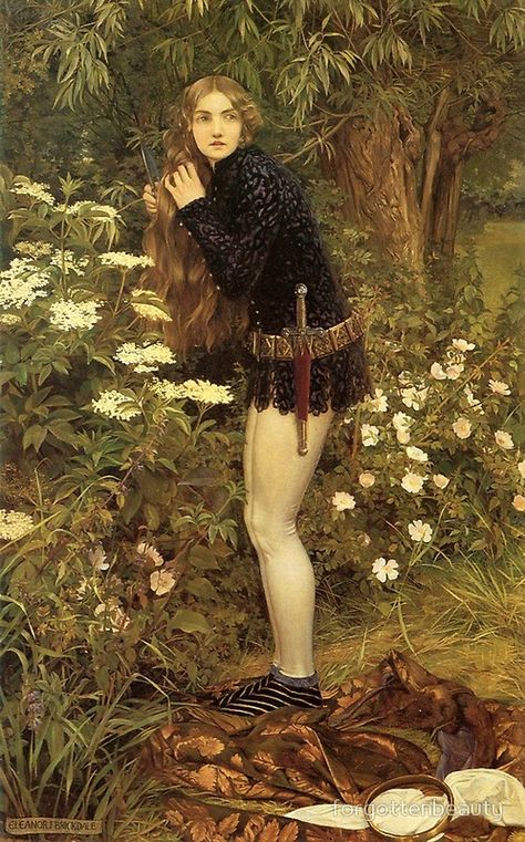 The Little Foot Page - Eleanor Fortescue-Brickdale Charles Angrand, André Derain, English Poetry, August Sander, Pre Raphaelite Art, Albert Bierstadt, John Everett Millais, Male Clothing, Walker Art