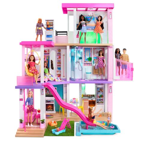 Barbie Sets Dream Houses, Barbie Toys House, Barbie Dolls House, Barbie Dreamhouse Makeover, Barbie Mainan, Barbie Dream House Makeover, Dream House Makeover, Mainan Barbie, Doll House Barbie