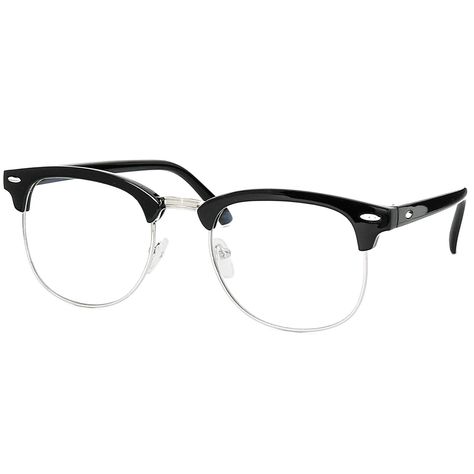 Clear Lens Costume Glasses - Non Prescription Horn Rimmed Fake Club Eyeglasses for Adults and Children Black By Skeleteen | Michaels® Designer Eye Glasses, Black Rimmed Glasses, Costume Glasses, Horn Rimmed Glasses, Old Lady Costume, Glasses Frames Trendy, Glasses Outfit, Black Glasses Frames, Boys Glasses