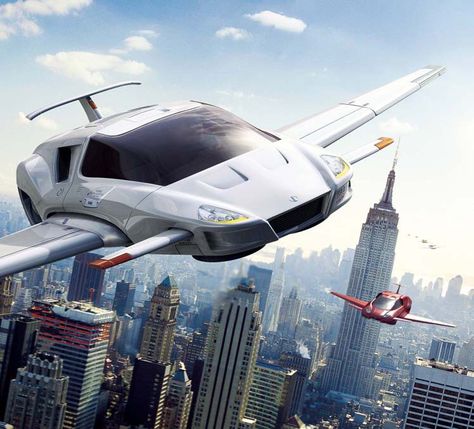 March to the Future! Flying Cars Are No Longer a Dream Future Flying Cars, Hover Car, Space Car, Flying Cars, Future Transportation, Flying Vehicles, Racing Simulator, Car Driver, Flying Car