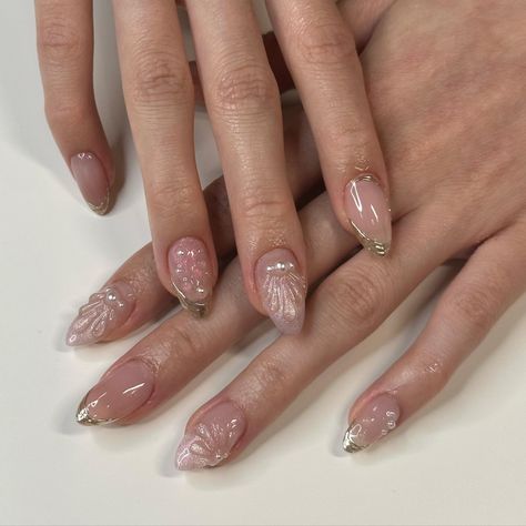 Romantic Nails, Pink Mermaid Nails, Pink Bubble Bath, Almond Nail Inspo, Nyc Nails, Soft Gel Nails, 2023 Pink, Hello Nails, Summery Nails