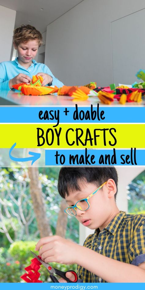 Small Diy Projects To Sell, Elementary Business Fair Ideas, Econ Fair Ideas, Crafts For 9 Year Boys, Young Enterprise Ideas, Kid Crafts To Sell At School, Little Entrepreneurs School Project, Business Ideas For Kids Easy Diy, Economics Fair Ideas For Kids