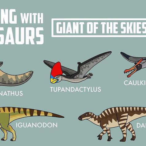 Bestomator on Instagram: "Here is a remade poster for every creatures that appeared in the fourth episode of Walking with Dinosaurs; Giant of the Skies, the journey of a pterosaur who dwarfs all around him in from South America to Europe his quest for mate, and failing with utter miserableness, yet again with the same coloration, the reconstructions of the creatures in this post are mostly up to date with our current paleontological understanding, for example, Plesiopleurodon having a flunked ta Dinosaurs, Dinosaur Books, Walking With Dinosaurs, Jurassic World Fallen Kingdom, The Lost World, Jurassic World, Jurassic Park, Up To Date, The Journey