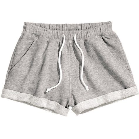 H&M Sweatshirt shorts (21 BRL) ❤ liked on Polyvore featuring shorts, bottoms, pants, short, grey, h&m shorts, short cotton shorts, grey shorts, gray shorts and grey cotton shorts Sweatshirt Shorts, Pants Short, Gray Shorts, Shorts Cotton, Short Vest, H&m Shorts, Sweatshirt Fabric, Lounge Shorts, Short Shorts