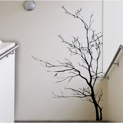 Tree Design On Wall, Tree Branch Wall, Tree Wall Murals, Tree Mural, Tree Decals, Bedroom Murals, Wall Murals Painted, Bare Tree, Branch Decor