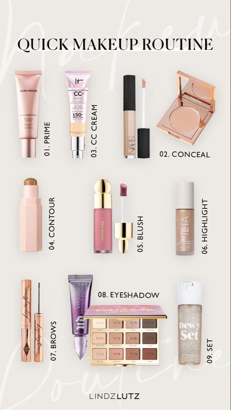 Makeup favorites Minimal Makeup Essentials, Flawless Makeup Products, Makeup Must Haves List, Best Makeup Base, Makeup Routine Products, Glowy Makeup Routine, Must Have Makeup Products, Dr Makeup, Youthful Makeup