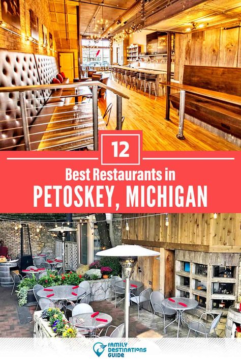 Want to see the best restaurants in Petoskey, MI? We’re FamilyDestinationsGuide, and we’re here to help: From incredible brunch spots and amazing places to eat dinner, to local foodie spots and hidden gems, discover the BEST Petoskey restaurants - so you get memories that last a lifetime! #petoskey #petoskeyrestaurants #restaurantsinpetoskey #bestrestaurantsinpetoskey #placestoeatpetoskey Michigan Family Vacation, Michigan Lake House, Michigan Travel Destinations, Michigan Food, Jackson Michigan, Petoskey Michigan, Michigan Lake, Best Italian Restaurants, Michigan Road Trip