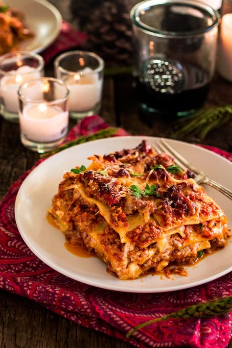 The BEST Classic Lasagna Bolognese - Olivia's Cuisine Hazelnut Crust, Lasagna Bolognese, Bolognese Sauce Recipe, Easy Lasagna Recipe, Classic Lasagna, Bolognese Recipe, Italian Holiday, How To Peel Tomatoes, Classic Italian Dishes