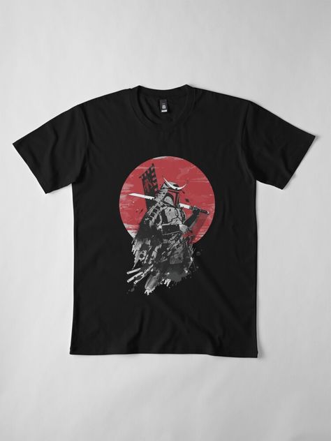 Samurai T Shirt Design, Samurai Silhouette, Last Samurai, Japanese Tshirt, Warriors T Shirt, Samurai Jack, Samurai Warrior, Skull Tshirt, Gym Fit