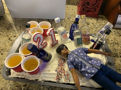 21st Birthday Cake For Guys Funny, Man’s 21st Birthday, Guys 22nd Birthday Ideas, 21st Bday For Guys, Beer Bday Cake, 21 Year Old Birthday Party Ideas For Guys, Mens 21st Birthday Ideas Cake, 21 Birthday Guy Party Ideas, 21st Surprise Birthday Party For Him