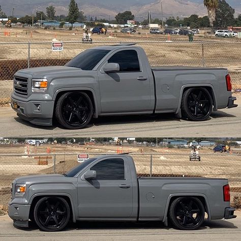 STREET TRUCKS en Instagram: “Double Tap Be Active!💯 Owner: @saul__iest 🦏 Follow My Page: @TruckCityOfficial Website: www.BerzerkArmory.com - #StreetTrucks…” Takuache Truck, Gmc Sierra Single Cab, Obs Chevy, Single Cab Trucks, Chevy Trucks Silverado, Chevy Diesel Trucks, Lowrider Trucks, Dropped Trucks, Lowered Trucks