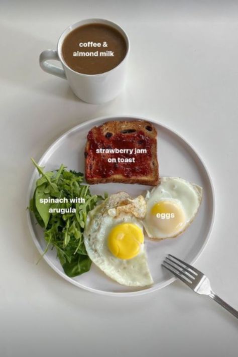 Essen, Fulfilling Breakfast Healthy, Nice Healthy Breakfast, Nutritious Breakfast Aesthetic, Nourish Bowl Breakfast, Balanced Meals Breakfast, Health Egg Breakfast, Balanced Plate Breakfast, Balanced Breakfast Aesthetic