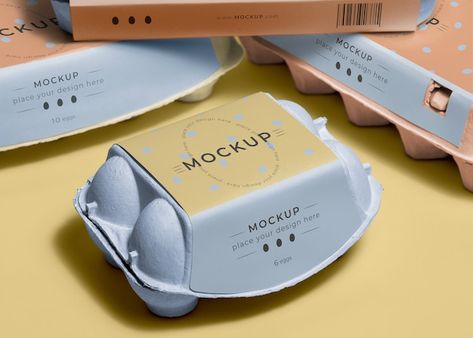 Egg Carton Packaging, Egg Package Design, Eggs Packaging Design, Organic Eggs Packaging, Easter Egg Packaging, Egg Packaging Design, Packaging Design Mockup, Eggs Packaging, Mockup Inspiration