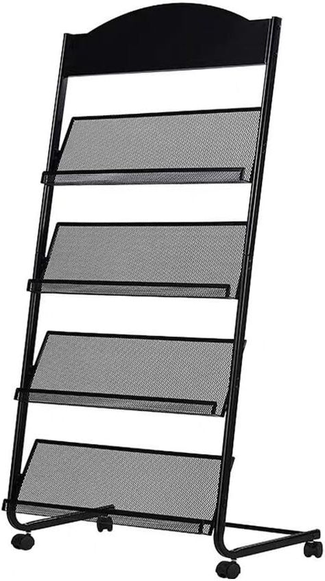 Amazon.com: Brochure Stand Magazine Rack, Detachable Brochure Display Stand, 4 Pockets Magazine Holder Newspaper Stand , Black : Home & Kitchen Newspaper Storage, Brochure Stand, Step Shelves, Newspaper Rack, Brochure Display, Newspaper Stand, Book Rack, Manual Book, Book Racks