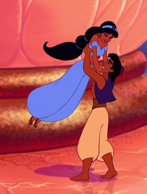 Jasmine And Aladdin Aesthetic, Jasmine Astethic, Aladdin And Jasmine Wallpaper, Jasmine Princess Aesthetic, Disney Love Couples, Jasmine And Alladin, Jasmin And Aladdin, Aladin And Jasmine, Jasmin Aladdin