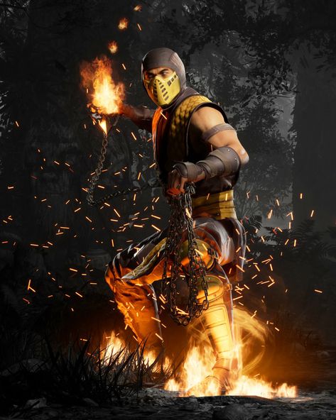 Scorpion kameo from Mortal Kombat 1 , 2023 Mk1 Scorpion Wallpaper, Mortal Kombat 1 Scorpion, Mk1 Scorpion, Scorpion Mk1, Escorpion Mortal Kombat, Scorpion Mk, Scorpion Art, Mortal Kombat X Wallpapers, Mk Characters