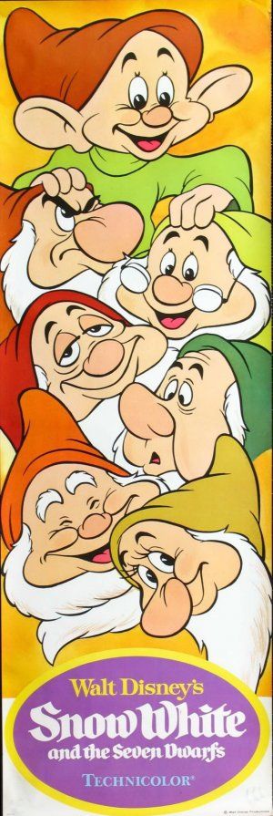 Snow White and the Seven Dwarfs. Snowwhite And The 7 Dwarfs, Walt Disney Drawings, Snow White 7 Dwarfs, Sette Nani, Snow White Seven Dwarfs, Classic Disney Characters, 7 Dwarfs, Snow White And The Seven Dwarfs, The Seven Dwarfs