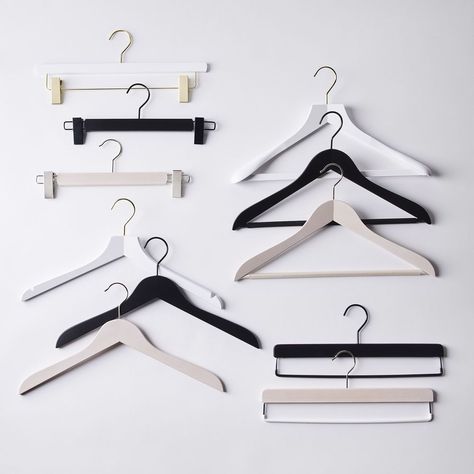 MAWA on Food52 Never Been Happier, Brooklyn Kitchen, Skirt Hangers, Wood Clothes, Hanger Clips, Shoe Holders, Pant Hangers, Free Shapes, Wood Hangers