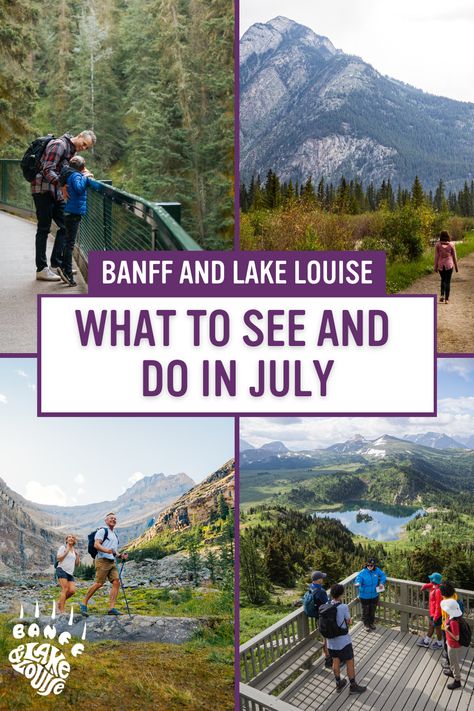 Things To Do In Banff Summer, Banff Packing List Summer, Lake Louise Canada Summer, Banff Summer, Lake Louise Canada, Things To Do In Banff, Banff Lake, Canadian Road Trip, Canada Summer