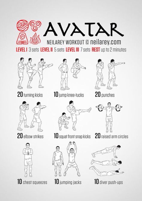 Avatar, The Last Airbender workout Fitness Workouts, Nerdy Workout, Hero Workouts, Superhero Workout, Trening Sztuk Walki, Martial Arts Workout, At Home Workout Plan, I Work Out, Leg Workout
