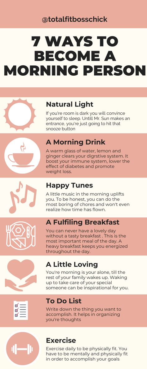 Motivational Things To Do Everyday, How To Start Your Day Off Positive, How To Be In A Good Mood All The Time, How To Get Motivated In The Morning, How To Have More Energy In The Morning, Become A Morning Person Tips, How To Have Self Discipline Tips, Morning Tips Motivation, How To Focus Your Mind