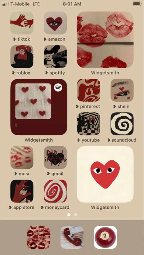 Red Theme Icons Aesthetic, Red Iphone Aesthetic Homescreen, Widget Iphone Red Aesthetic, Phone Cases Red Iphone, Phone Cases That Look Good With Red Phones, Red Phone Widget Aesthetic, Dark Red Homescreen Ideas, Earthy Red Aesthetic, Red Phone Theme Aesthetic